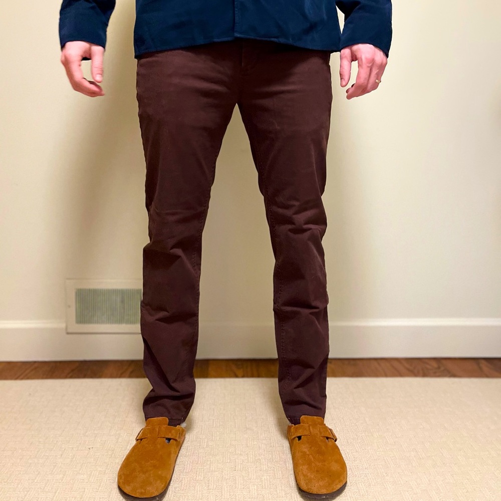 Scotch & Soda Burgundy Stuart Chino (33x34)